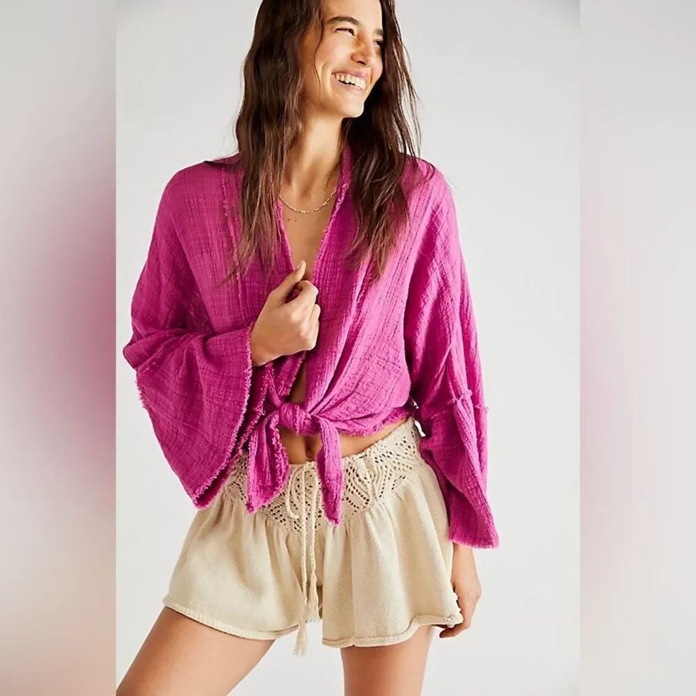 FREE PEOPLE FP ONE AZALEA KIMONO